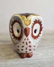 Studio Pottery Glazed Owl