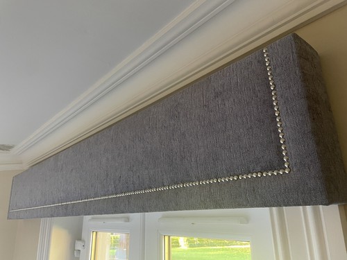 Dark grey chenille padded - dark,
