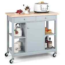 COSTWAY Mobile Kitchen Island