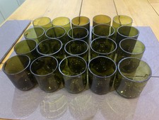 10 Glass Wine Bottle Up-cycled