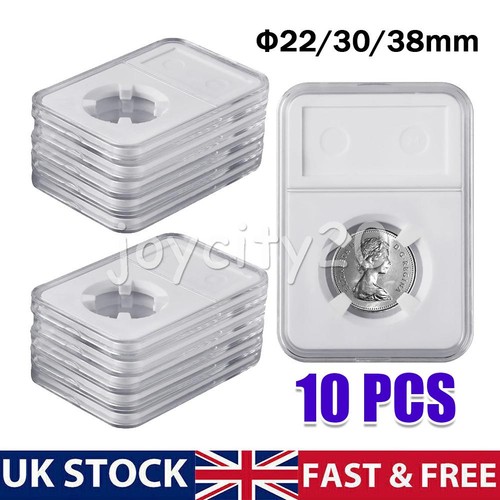 10x 38mm coin slab - 10x,