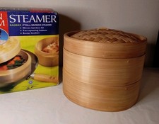 Bamboo steamer with - bamboo,