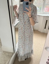 byTimo Light Blue Floral Dress