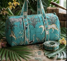 Indian Quilted Cotton Duffle