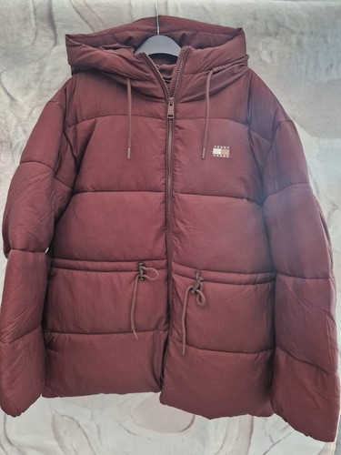 Tommy jeans mid hooded - tommy, puffer