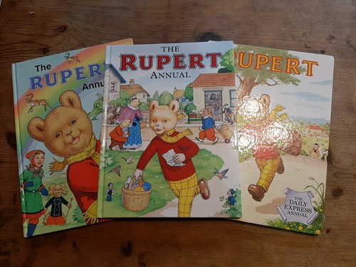 Rupbert bear annuals - bear, x