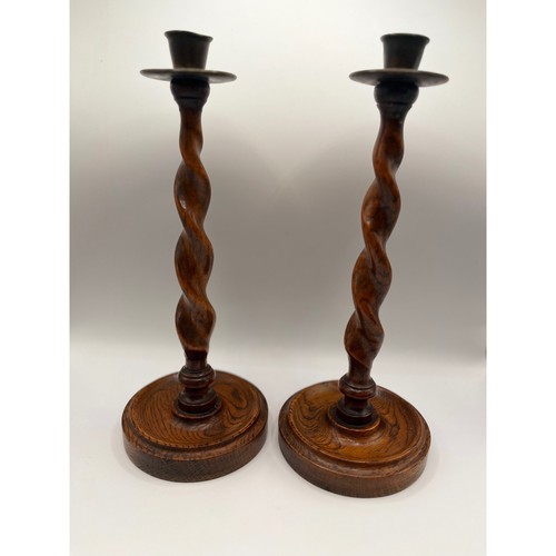 Vintage barley twist wood - barley,
