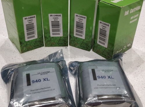 940xl compatible black ink - hp,