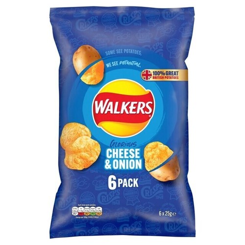 Walkers crisps cheese and - cheese,