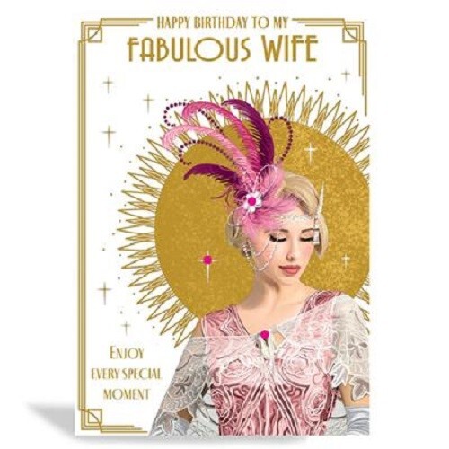 Art deco fabulous wife - art,