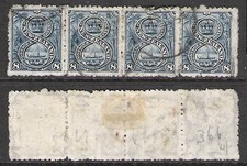 NEW ZEALAND 1903 8d CANOE