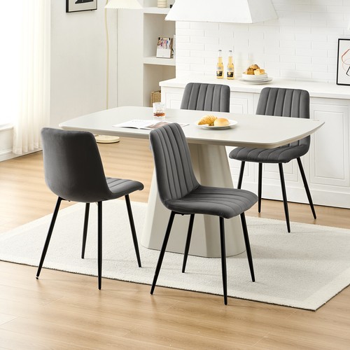 Velvet dining chairs metal - velvet,