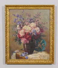 Painting, bouquet of peony