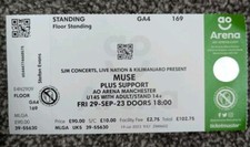 Muse Ticket Stub 2023 Unused