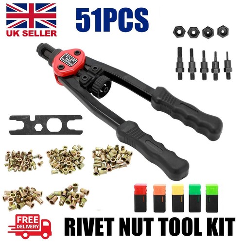 Rivet gun kit rivnut thread - rivet,