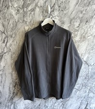 Berghaus Grey Full Zip Polartec Fleece Jacket Size XXL Mens