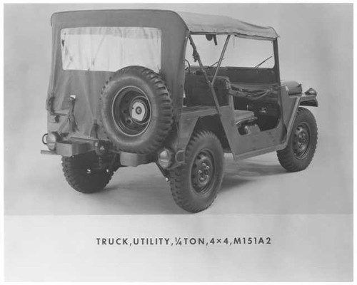 1970 m151a2 military - military, 1/4