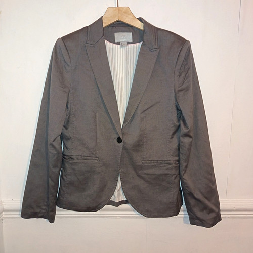 Womens jacket grey size uk - h&m,
