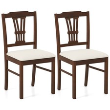 Wooden Dining Chairs Set of 2
