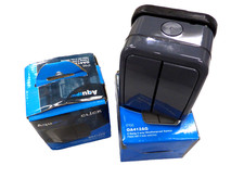 2 x Robust 2 Gang 2 Way Weatherproof Switch Units Click AquIP66 OA412AG