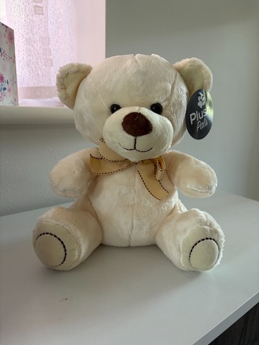 White cream soft - cream, teddy