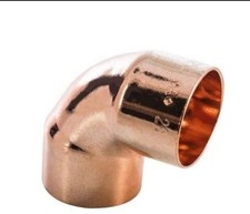 54mm End Feed Copper 90" Bend Fitting