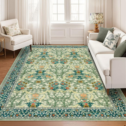 160x230cm floral area - area, rug