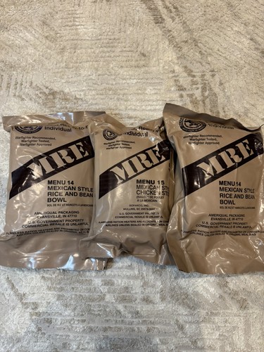 Packs military mre - 6, us