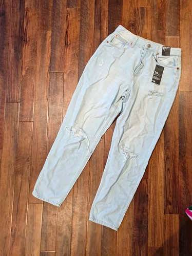 Womens mom jeans - womens, blue
