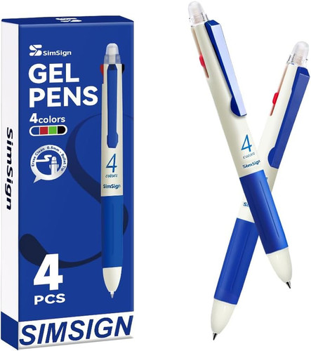 Erasable gel pens multicolour - gel,