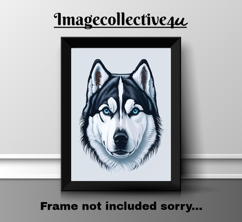 Alaskan husky dog pet a4 - alaskan,