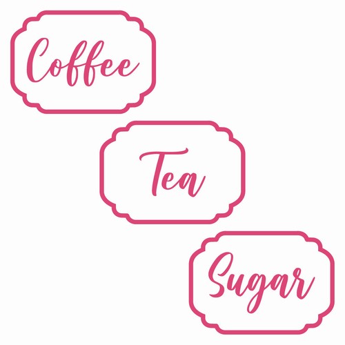 Tea coffee sugar - kitchen, jar