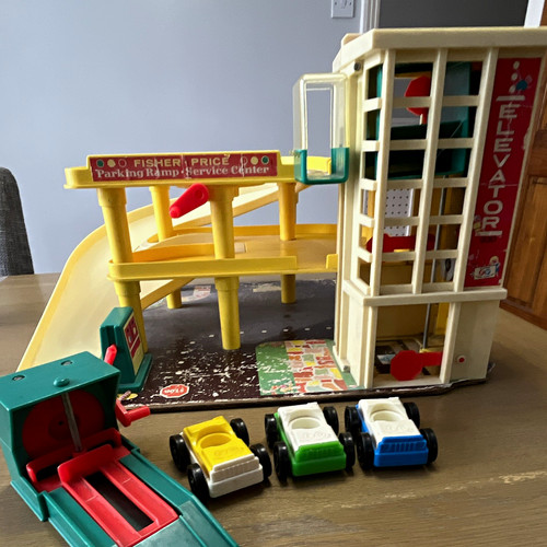 Fisher price parking - parking, ramp
