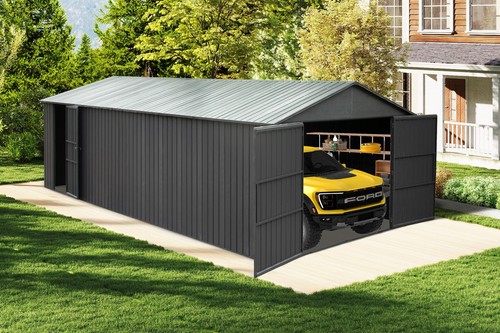 X20 outdoor metal garage - outdoor,