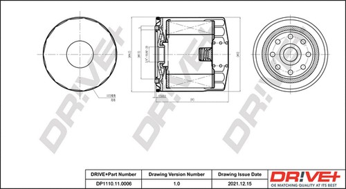 Oil filter fits - filter,