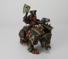 KHORNE LORD on JUGGERNAUT Metal Chaos Space Marines Army Painted 40K 1990s B3b
