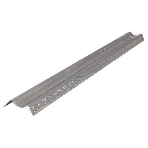 Maun metric metal safety rule - metal,