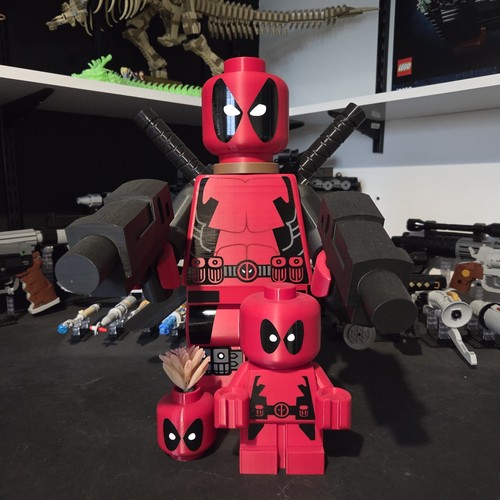 Printed lego deadpool - 3d,