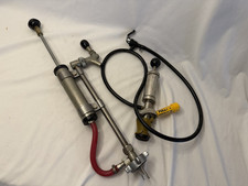 Old Vtg LOT of 2 Banner Perfecta Line Beer Keg Pump Tap System Bar Equipment