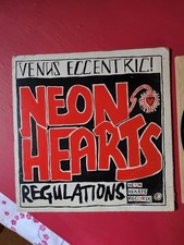 NEON HEARTS - Venus Eccentric! / Regulations 7" - NEON 001 - 1977 UK - 1st Press