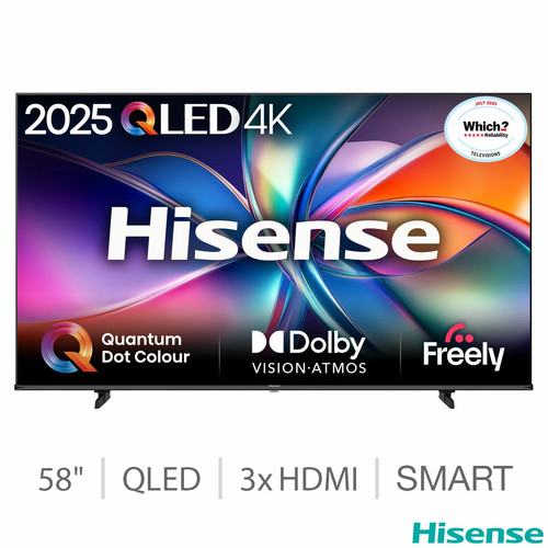 Hisense 58e7qtuk inch qled - 58e7qtuk, 58