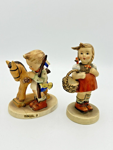 Two goebel hummel figurines - goebel,