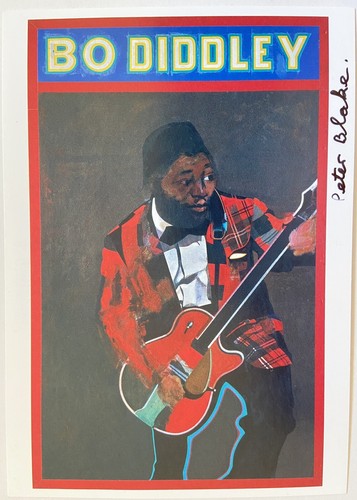Peter blake signed card - peter,