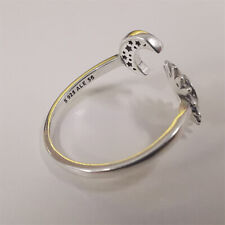 Crescent Moon Open Ring 50/52/54/56/58/60 Pandora Sparkling Sun &