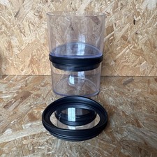 2 x Robert Welch Stacking Storage Jar Container - Tea Coffee Sugar