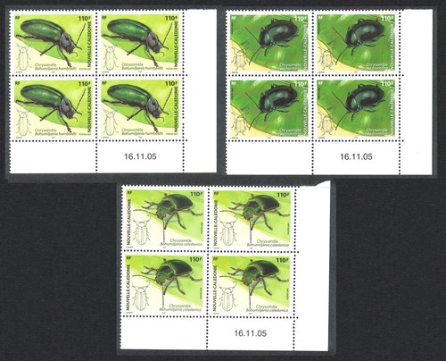 Leaf beetles insects corner - leaf, 3v