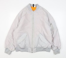 Mens UK Size S H&M Grey Bomber
