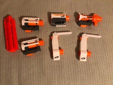 Nerf guns bundle gun ends/ accesories Nerf bundle, nerf machine gun handle