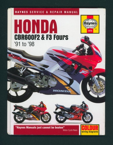 Honda manual cbr600f f3 - honda, f2