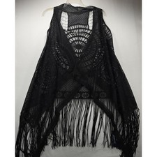 Desheng Black Crochet Lace